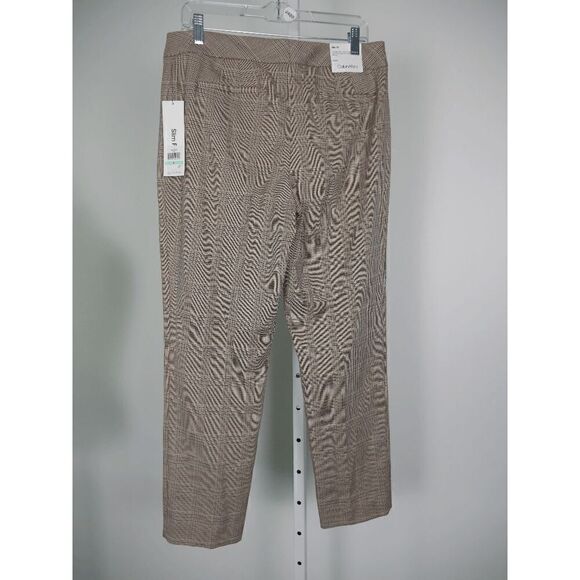 Calvin Klein Women's Mid Rise Slim Fit Ankle Pants 8 - Picture 4 of 9